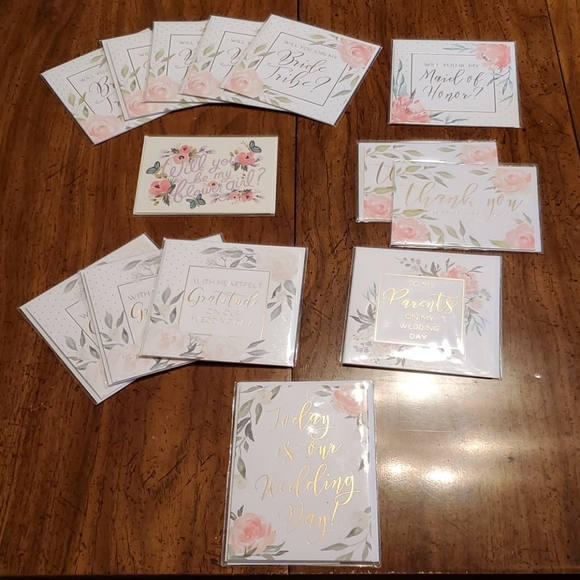 Papyrus Wedding card Set - Picture 1 of 8